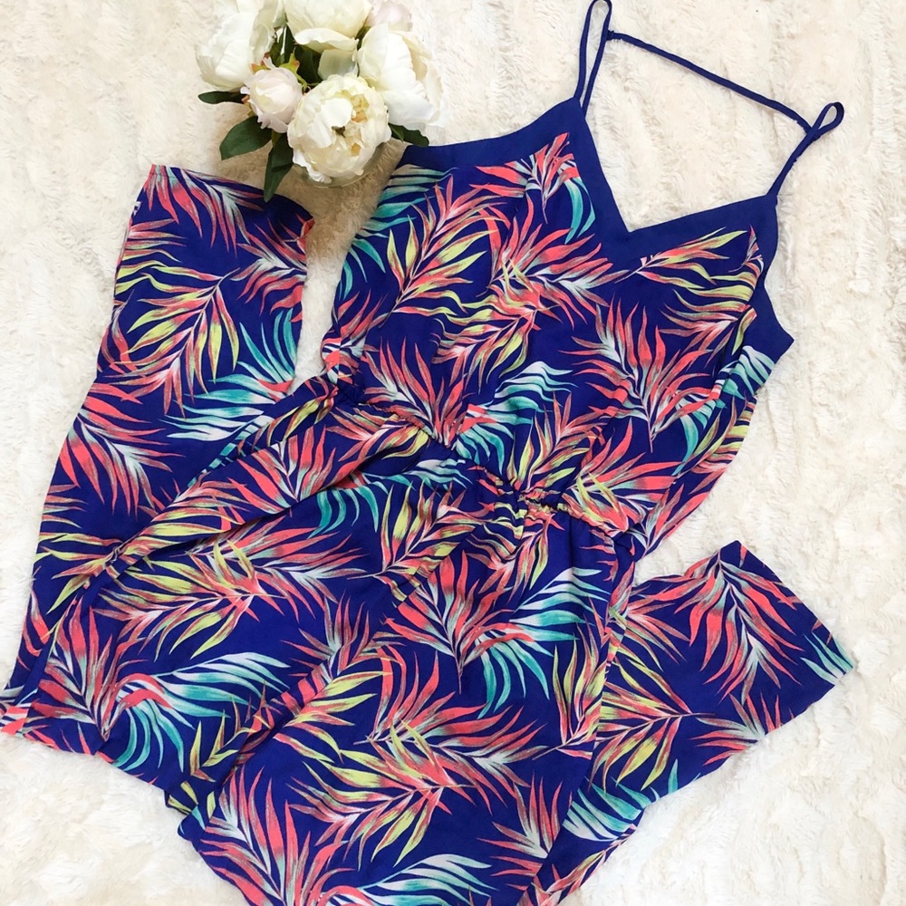 Xhilaration Tropical Romper/ Full Length